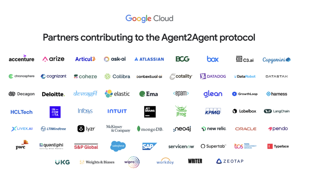 Partenaires Google A2A