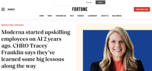 Tracey Franklin commente dans Fortune